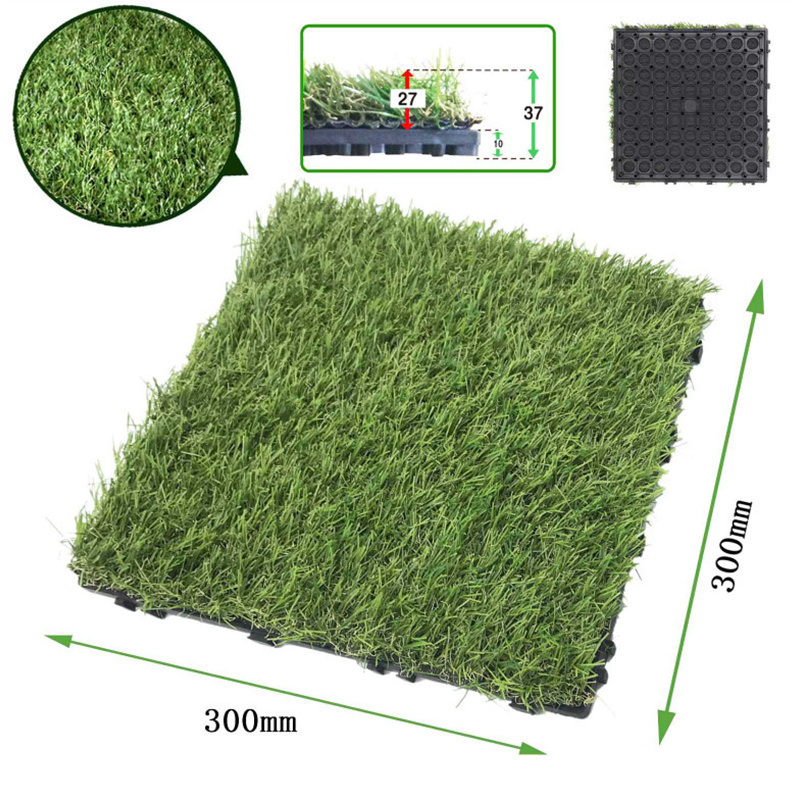 Piastrelle per ponte in erba sintetica ad incastro per la protezione dell'ambiente