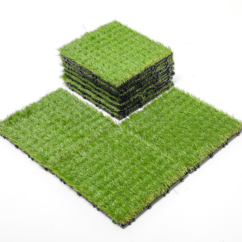 Piastrelle per ponte in erba sintetica ad incastro per la protezione dell'ambiente